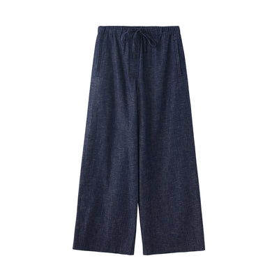 Pantalones Vaqueros Anchos con Cintura Elástica y Cordón Ajustable - Image 5
