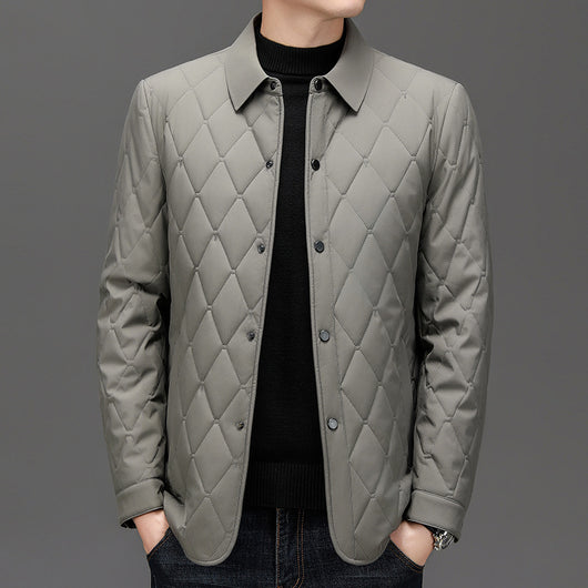 Chaqueta de Negocios Acolchada en Algodón - Cómoda y Elegante para Hombre - Image 3