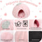 Casa Cueva para Gatos Rosa con Cojín Removible - Cama Refugio Suave