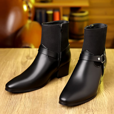 Botas Casuales Hombre Estilo Británico Punta Fina - Image 12