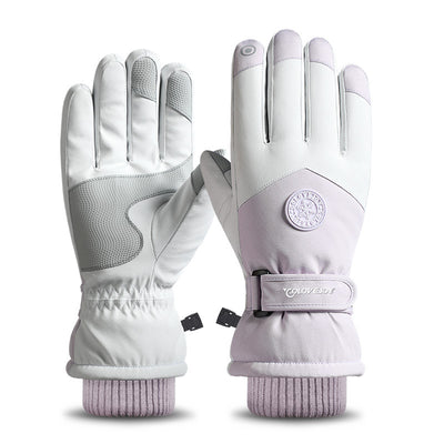 Guantes Térmicos Acolchados para Ciclismo con Relleno de Terciopelo y Algodón - Image 73