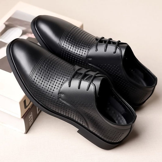 Zapatos de Cuero Casuales para Hombre con Suela Blanda - Estilo Ejecutivo - Image 4
