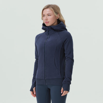 Sudadera Deportiva con Capucha y Cierre Completo para Yoga - Image 6