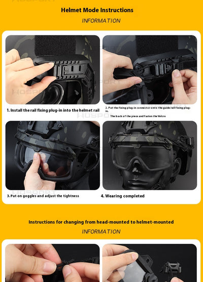 Gafas Tácticas Multifuncionales para Exterior - Dos Modos de Uso - Image 17