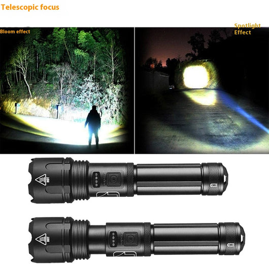 Linterna LED Recargable de Alto Rendimiento con Enfoque Ajustable para Exteriores - Image 14