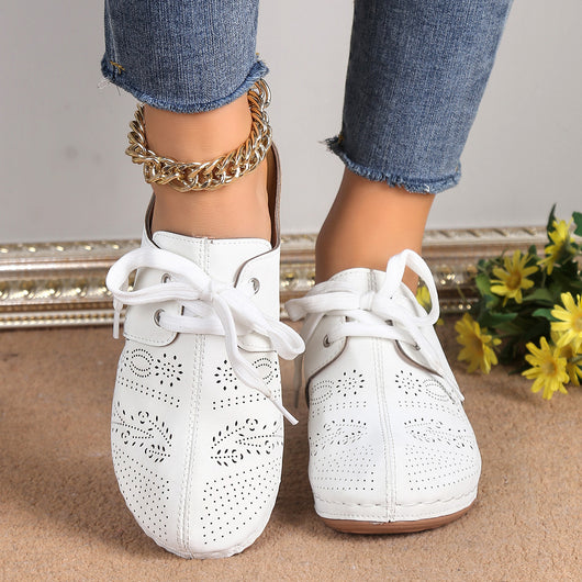 Sandalias Deportivas Mujer Verano con Cuña y Encaje - Chanclas Huecas Transpirables - Image 17