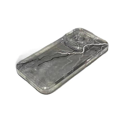 Funda Protectora Lightning Blanco y Negro Transparente Antigolpes - Image 5
