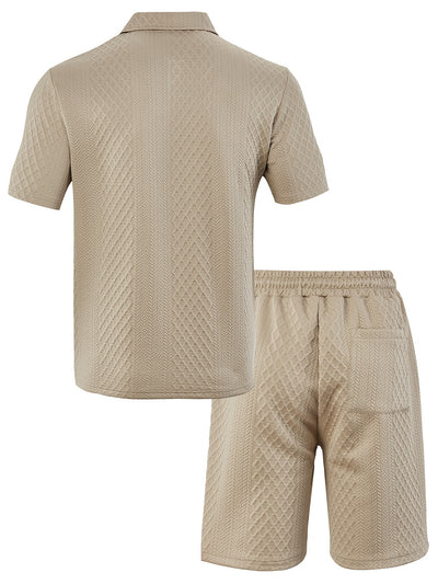 Saco Casual Delgado de Manga Corta para Hombre - Image 16