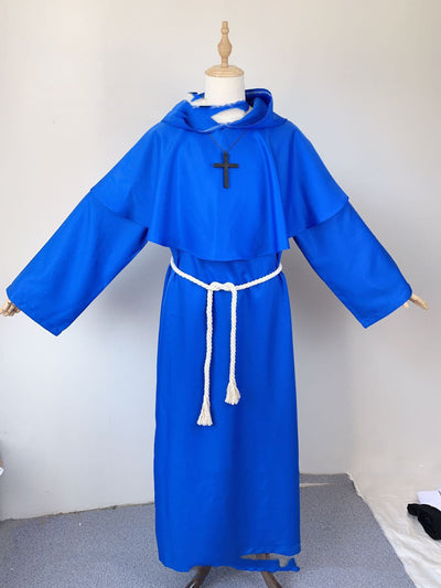 Túnica Medieval Monje - Disfraz Sacerdote y Mago - Image 5