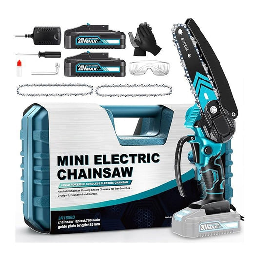 Motosierra Recargable de 6 Pulgadas con Batería de Litio