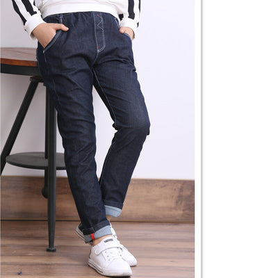 Jeans para Niños con Forro Polar Grueso - Ropa Casual de Invierno - Image 7