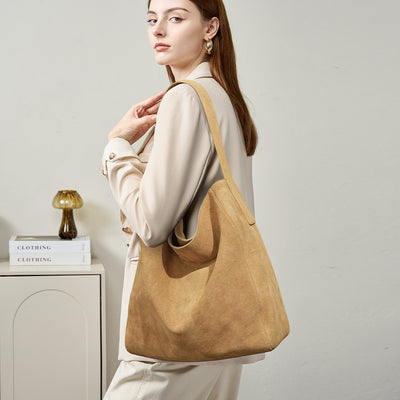 Bolso Tote de Cuero Gamuza Mate - Bolsa Profesional para Commuter - Image 3