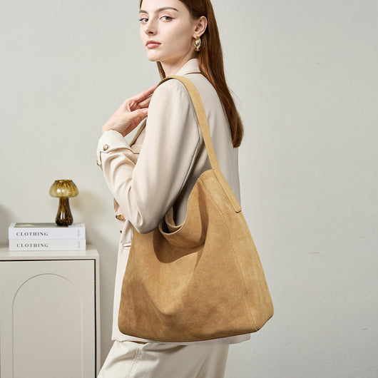 Bolso Tote de Cuero Gamuza Mate - Bolsa Profesional para Commuter - Image 3