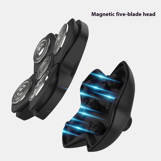 Cabezal de Corte Magnético Flotante de 5 Cuchillas para Máquina de Afeitar