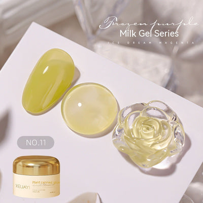 Esmalte UV Gelatina Láctea Color Sólido Efecto Hielo Verano - Image 16