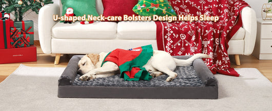 Sofá Cama Desmontable para Mascotas con Terciopelo Embossed y Espuma - Image 9