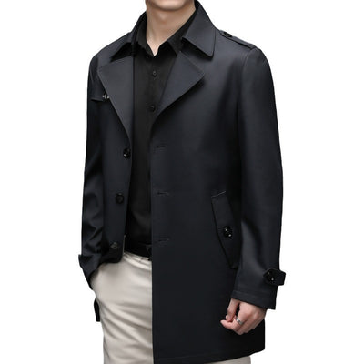 Saco Casual de Botón Simple para Hombre Talla Grande Premium - Image 5