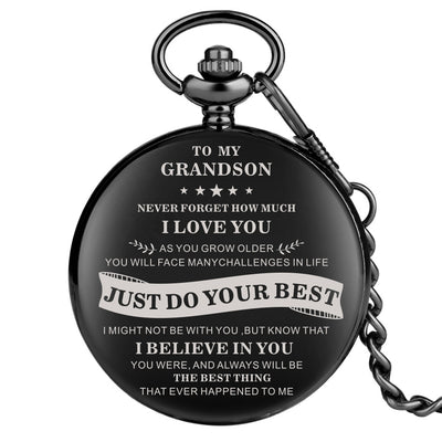 Reloj de Bolsillo Cuarzo con Grabado Láser Personalizado - Image 11