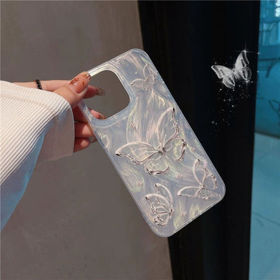 Funda Móvil Mariposa con Textura Anti-caídas y Protección Premium - Image 4