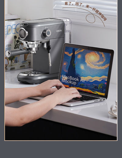Cafetera Espresso Automática y Semiautomática con Vaporizador de Leche - Image 16