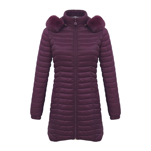 Abrigo Acolchado Ultraligero para Invierno - Parka Larga de Algodón Mujer - Image 11