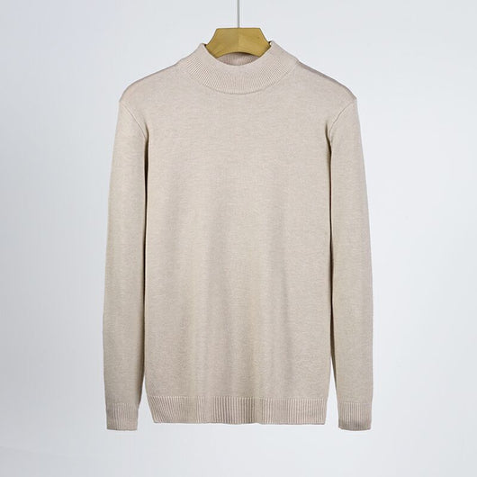 Suéter Modal Cuello Mocko Ajustado para Hombre - Image 10