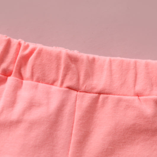 Conjunto Infantil Estampado de Letras - Pantalón Corto y Remera - Image 22