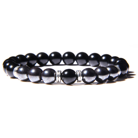 Pulsera Elástica para Hombre en Piedra Ojo de Tigre Natural - Image 18