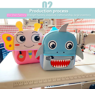 Mochila Escolar Infantil con Diseño de Animales - Perfecta para Buceo y Aventuras - Image 16