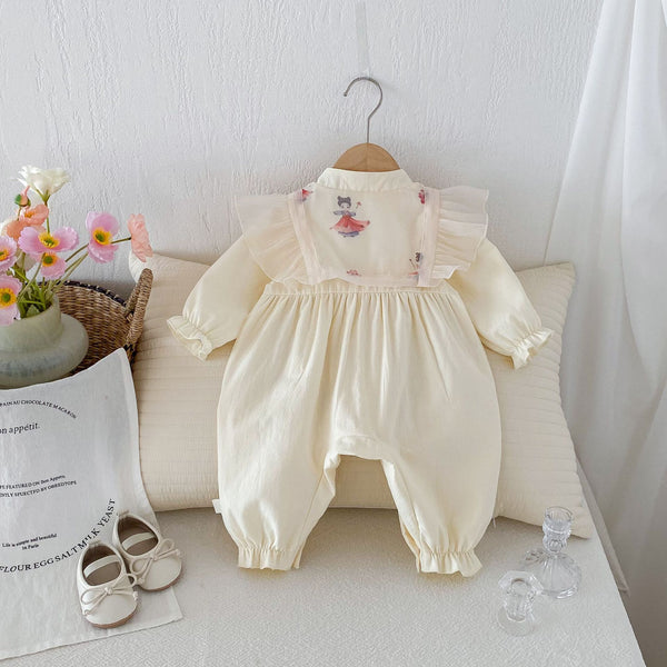 Jumpsuit Elegante Estilo Occidental para Niña Todo el Año