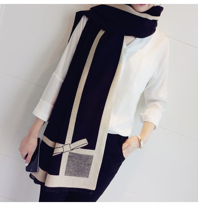 Poncho Reversible con Moño - Diseño Elegante Doble Cara - Image 13