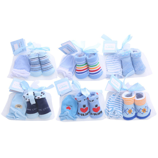 Set de Calcetines Rayados con Diseño Infantil