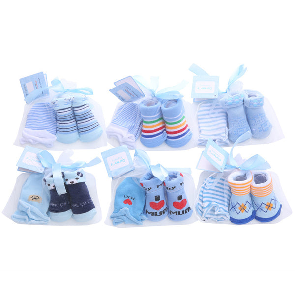 Set de Calcetines Rayados con Diseño Infantil