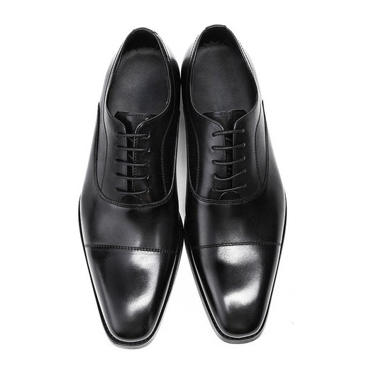 Zapatos Oxford de Cuero para Hombre - Elegancia Empresarial - Image 4