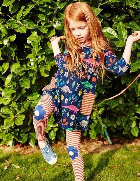 Vestido Infantil Estampado Manga Larga para Otoño e Invierno - Image 4