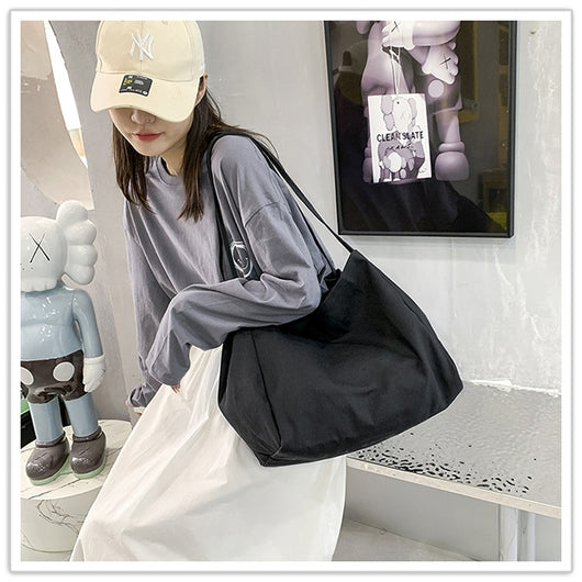 Bolsa de Compras Artística de Lona Grande con Capacidad Amplia - Image 22