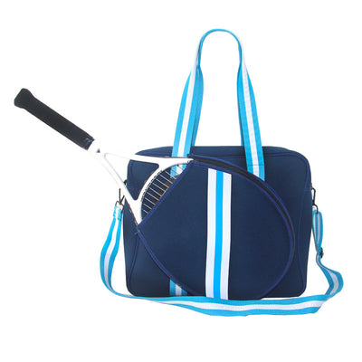 Bolsa Deportiva Tenis Crossbody a Rayas con Bandolera - Image 35