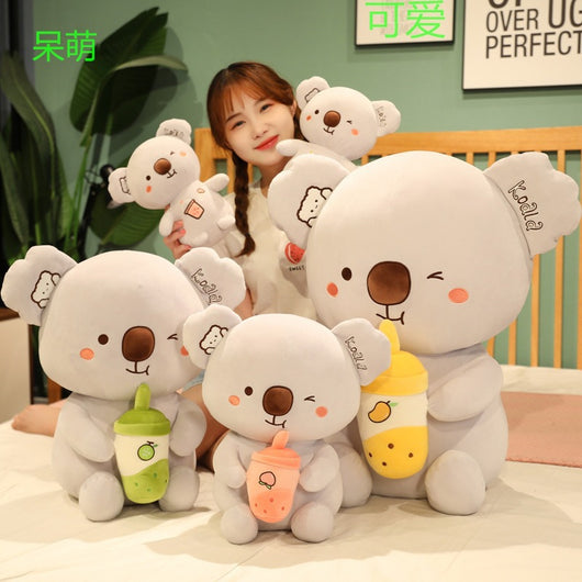 Peluche Suave Taza de Té con Leche - Adorable Almohada Koala