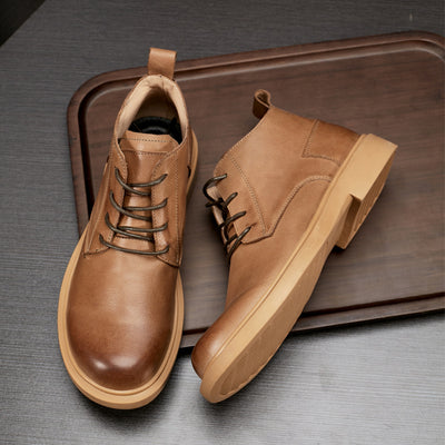 Botas Martin de Cuero Genuino - Estilo Casual Versátil para Hombre - Image 3