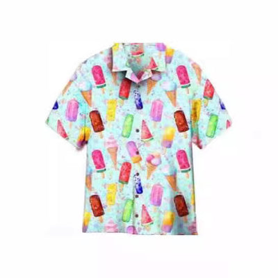 Camisa Estampada Elástica de Fibra de Acetato para Hombre - Image 4