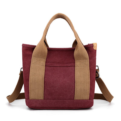 Bolsa de Lona Estilo Coreano de Gran Capacidad para Viajes y Uso Diario - Image 15