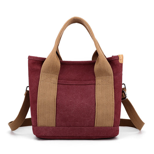 Bolsa de Lona Estilo Coreano de Gran Capacidad para Viajes y Uso Diario - Image 15