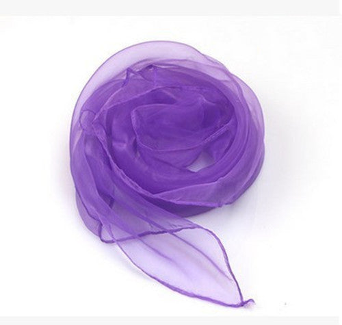 Pañuelo Cuadrado de Gasa Liso en Colores Sólidos - Image 5