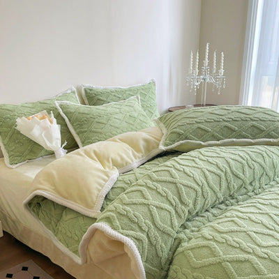 Juego de Cama 4 Piezas Fibra de Leche Premium Grosor Reforzado - Image 6