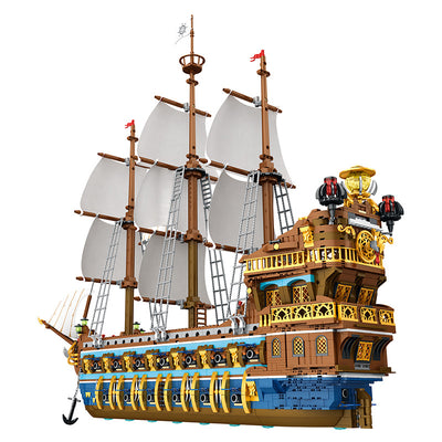 Barco de Guerra Real - Maqueta de Ensamblaje Avanzado Educativo - Image 5