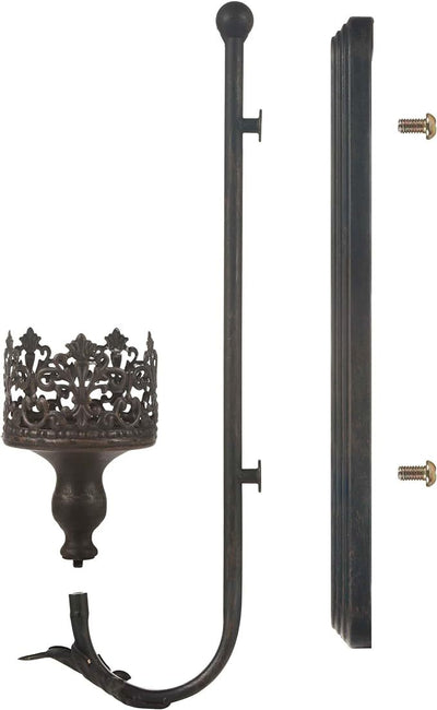 Candelabro Colgante de Hierro Forjado Negro para Decoración - Image 10
