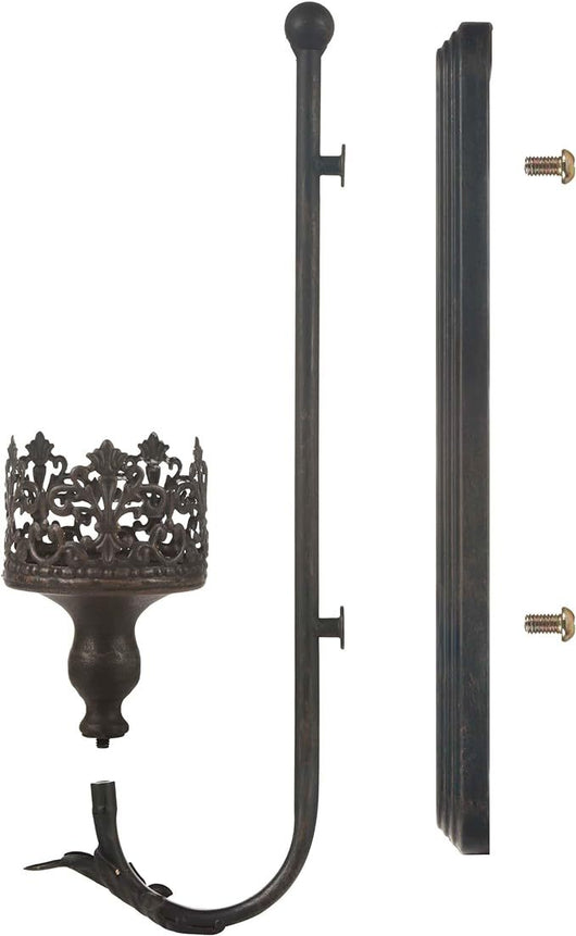 Candelabro Colgante de Hierro Forjado Negro para Decoración - Image 10