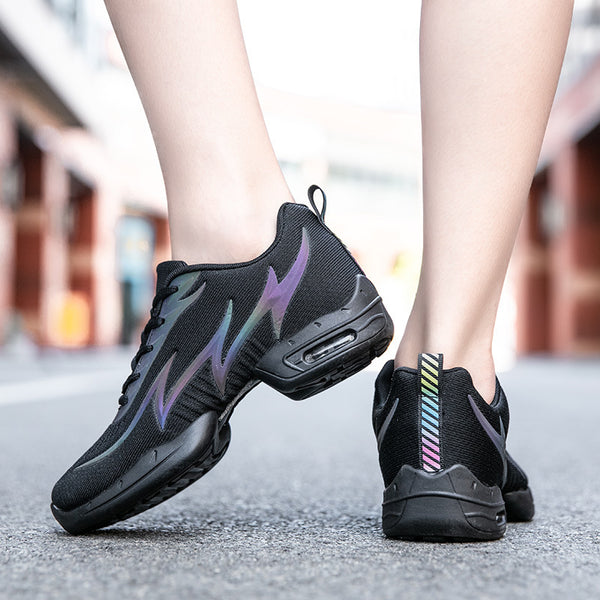 Tenis Deportivos para Mujer con Malla Reflectante y Tecnología Láser