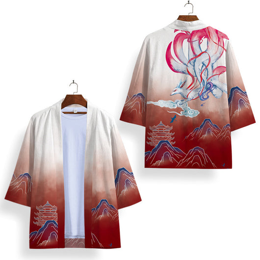 Cardigan Retro con Impresión 3D para Verano - Image 23