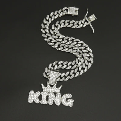 Collar de Moda para Hombre con Dije de Diamante en Aleación - Image 13